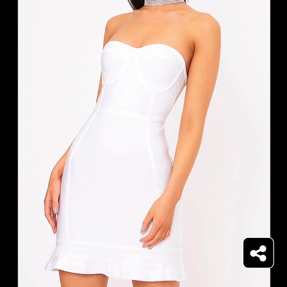 White Bandage Dress NWT!